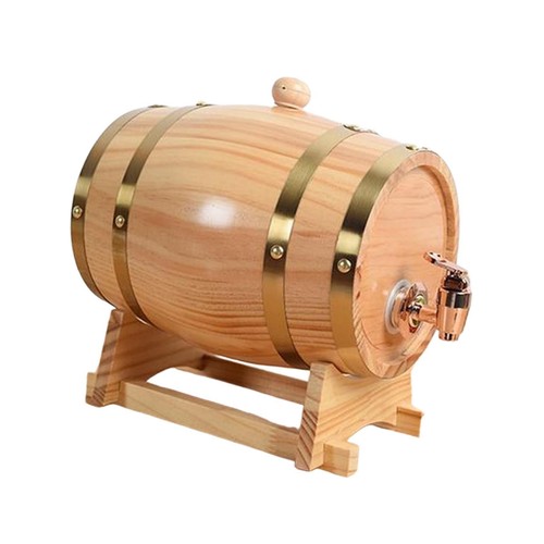 Oak barrel with port - with,