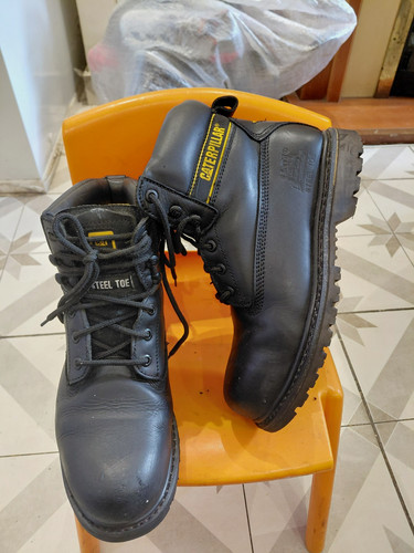 Caterpillar cat black leather - cat,