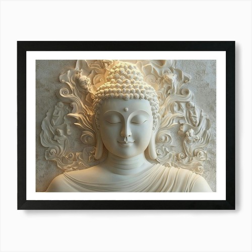 Serene buddha statue - serene,