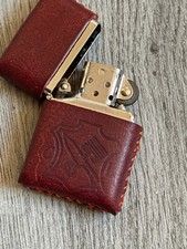 Rugged Leather Zippo Case