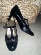 Equity black patent brogues - equity,