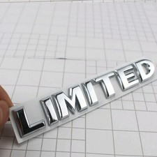 1× Chrome LIMITED Logo Badge