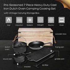7 Piece Heavy Duty Dutch Oven
