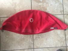 Bugaboo Cameleon Tailored Canvas Fabric Hood Canopy Red  Free UK P&P Faded 