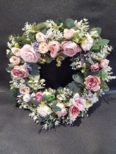Peony And Rose Wreath
