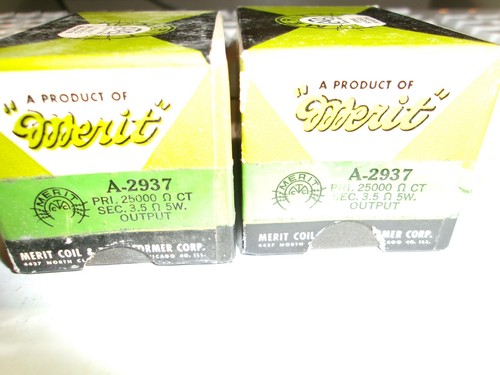 Nos merit type 2937 - nos, tube