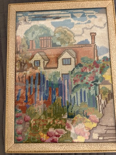Vintage framed hand - framed,
