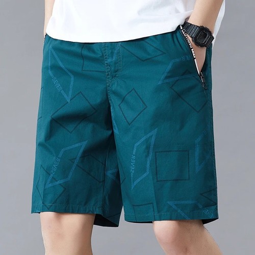 Men cotton plaid shorts - plaid,