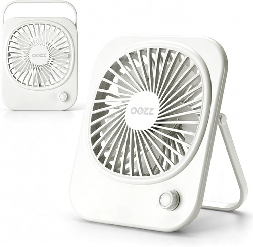 18cm white desk fan - ,