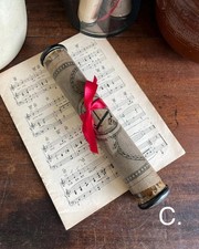 Antique Pianola Music Sheet