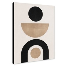 Abstract Geometric Pastel Wall