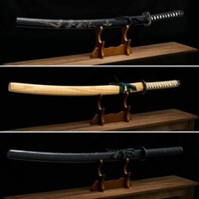 Bokken Wooden Sword with Scabbard Japanese Katana Kendo Martial Samurai Cosplay