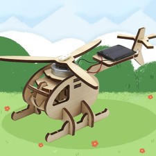A-Solar Powered Wooden