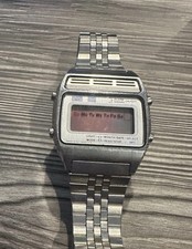 Seiko A134 5000T LCD Alarm Watch Spares or Repair 70s/80s Vintage