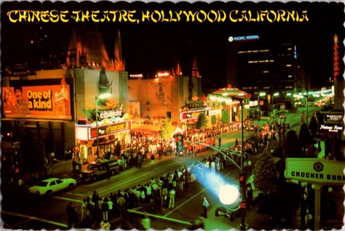 Hollywood postcard chinese - ca,