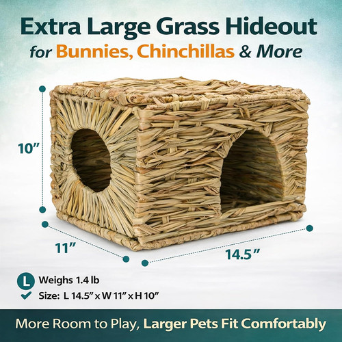 Extra large grass house for - grass,