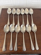 12 Vintage Nickel Silver