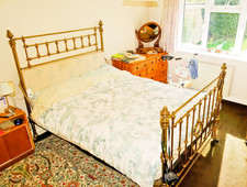 Antique victorian brass bed frame (Double)