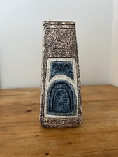 Troika Coffin Vase signed Alison Brigden