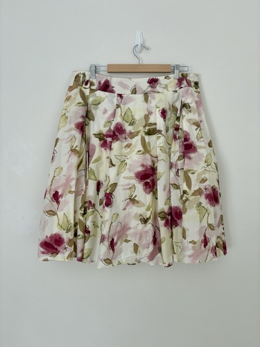 Floral skirt midi - floral,