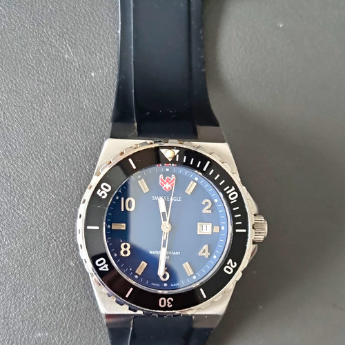 Swiss eagle men diver quartz - swiss,