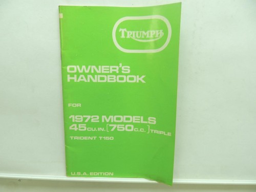 1972 models triumph owners - 1972,