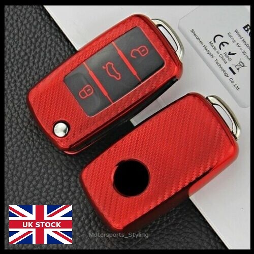 Carbon red key - carbon, for