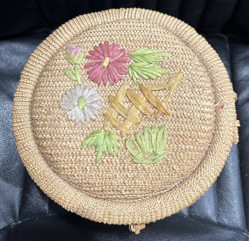 Vintage handmade chinese straw - vintage,
