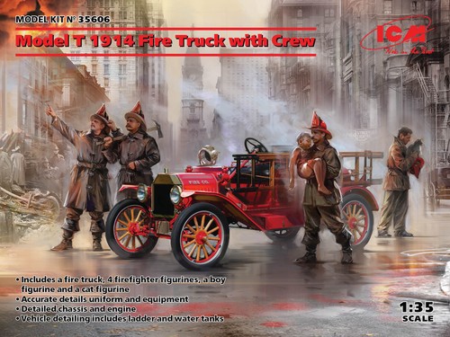 Model 1914 fire - model, truck