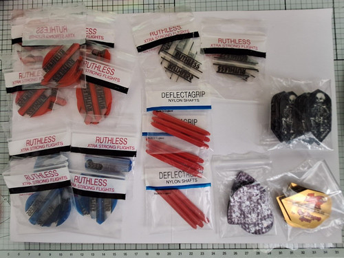 Dart flight stems - &,