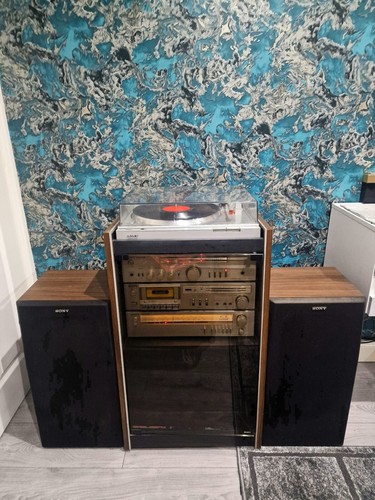 Sony stereo retro vintage - retro,