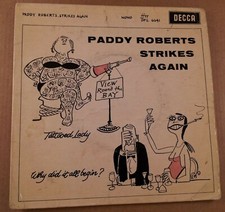 Paddy Roberts Strikes Again : Vintage 7" E.P From 1960