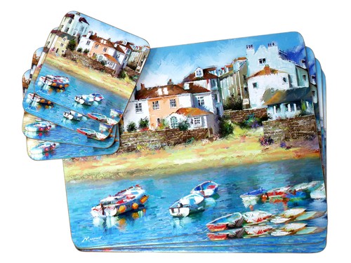 Harbour town coastal - coastal, placemats