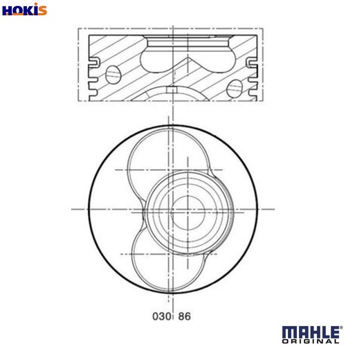 Piston 030 for - 030, 02