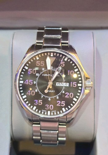 Hamilton khaki aviation pilot - aviation,