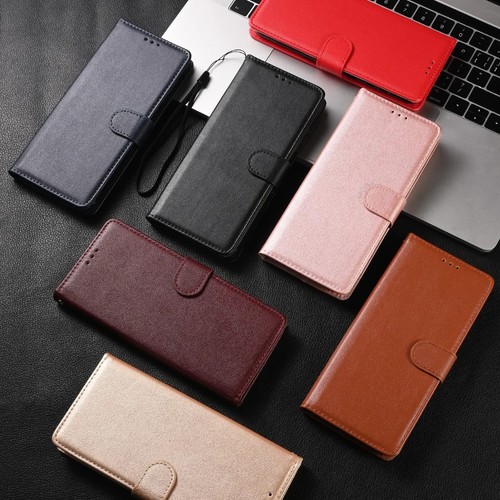 Leather flip wallet case - flip, for