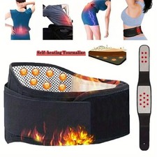 Back Support Brace Belt Lumbar Lower Waist Magnetic Heat Pain Relief Men & Women