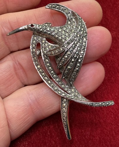 Vintage art deco elegant bird - vintage,