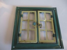 VINTAGE TIN DOLLS HOUSE WINDOW