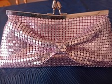 Rose Gold Diamante Clutch Bag