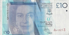 Gibralter 10 Pound Banknote