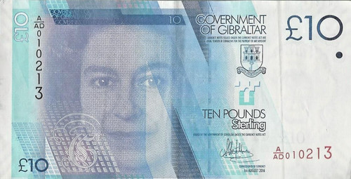 Gibralter pound banknote - pound,