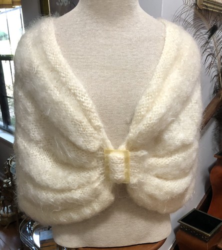 Vintage hand knitted mohair - knitted,
