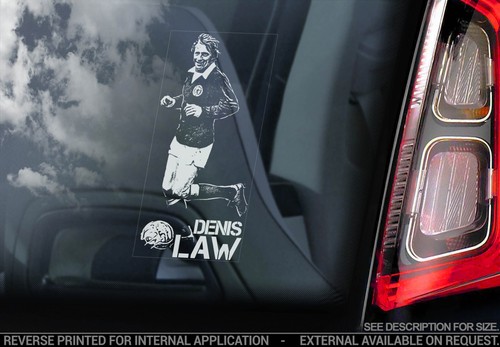 Denis law sticker manchester - denis,