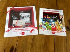 2024 ARGOS CHRISTMAS / WINTER CATALOGUE GIFT GUIDE PLUS TOY GUIDE PULLOUT