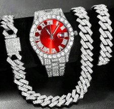 Mens 3 Piece Bling Luxury