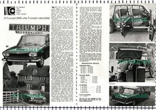 The Triumph 2000 Car Review - 1967 Article / Print