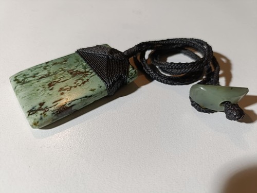 Inanga kokopu jade hand carved - inanga/kokopu,