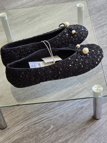 Zara women ballerina black - zara,