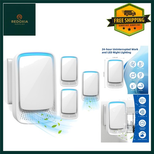 Silent plug air purifier - in,
